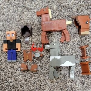 Minecraft Creator Series Cowpoke Buddies Action Figure Set